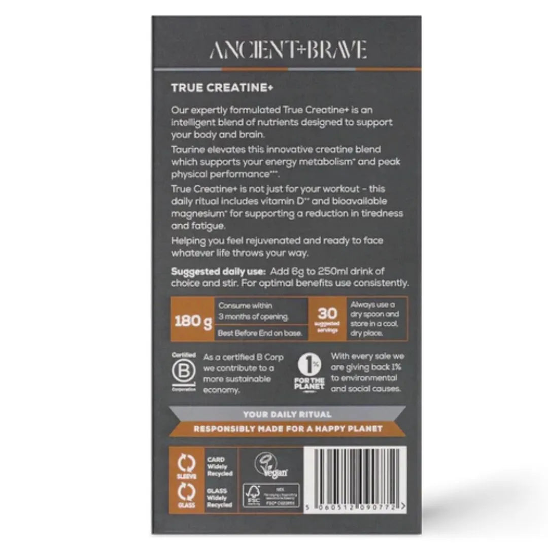 Ancient + Brave True Creatine+, 180g