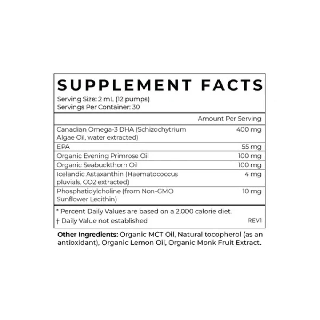 Cymbiotika The Omega 3, Vegan DHA and EPA