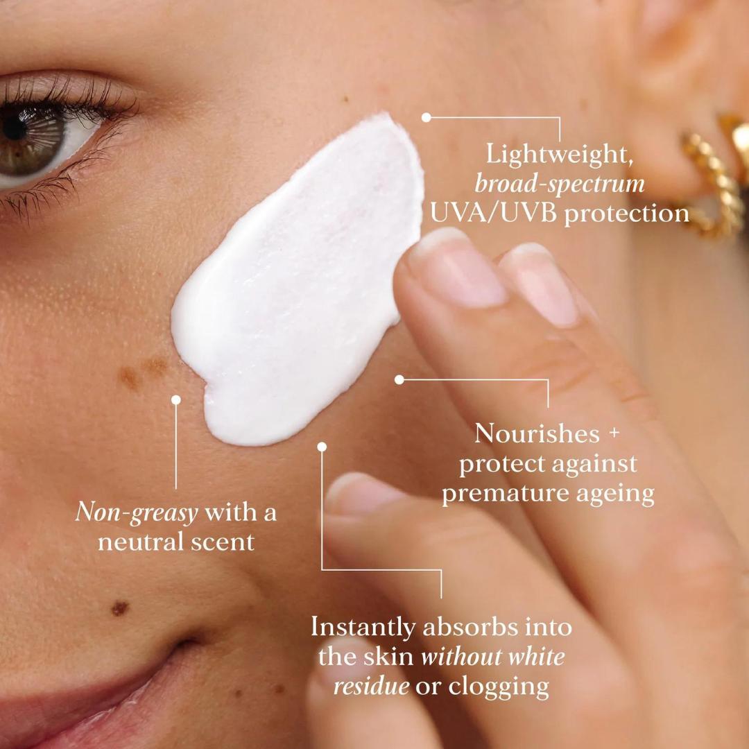 Alpha-H Daily SPF 50+ 30ml, lightweight sun protection with hydrating skincare benefits