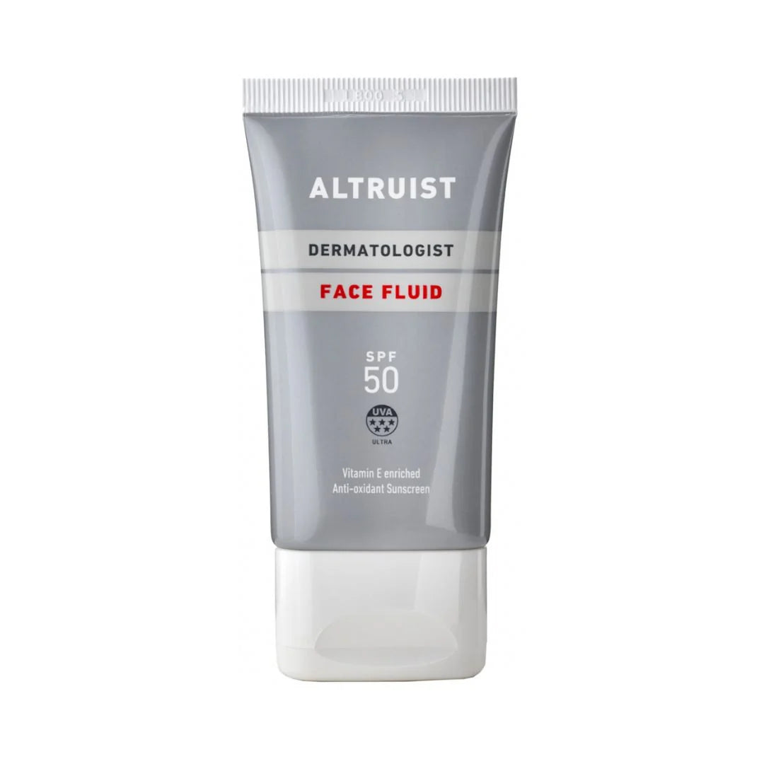 Altruist Dermatologist Face Fluid SPF 50 50ml – front-of-pack product bottle shot on white background