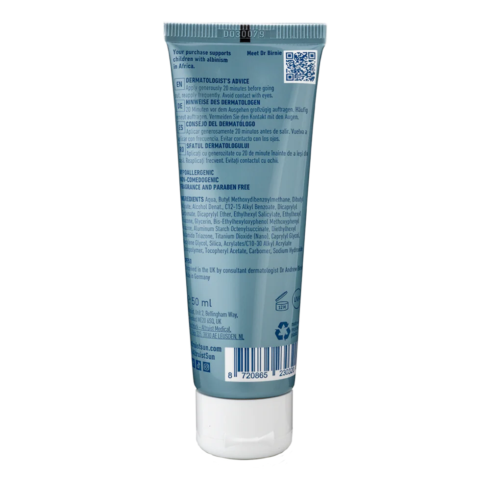 Altruist Dermatologist Oily Skin SPF 50 Cream