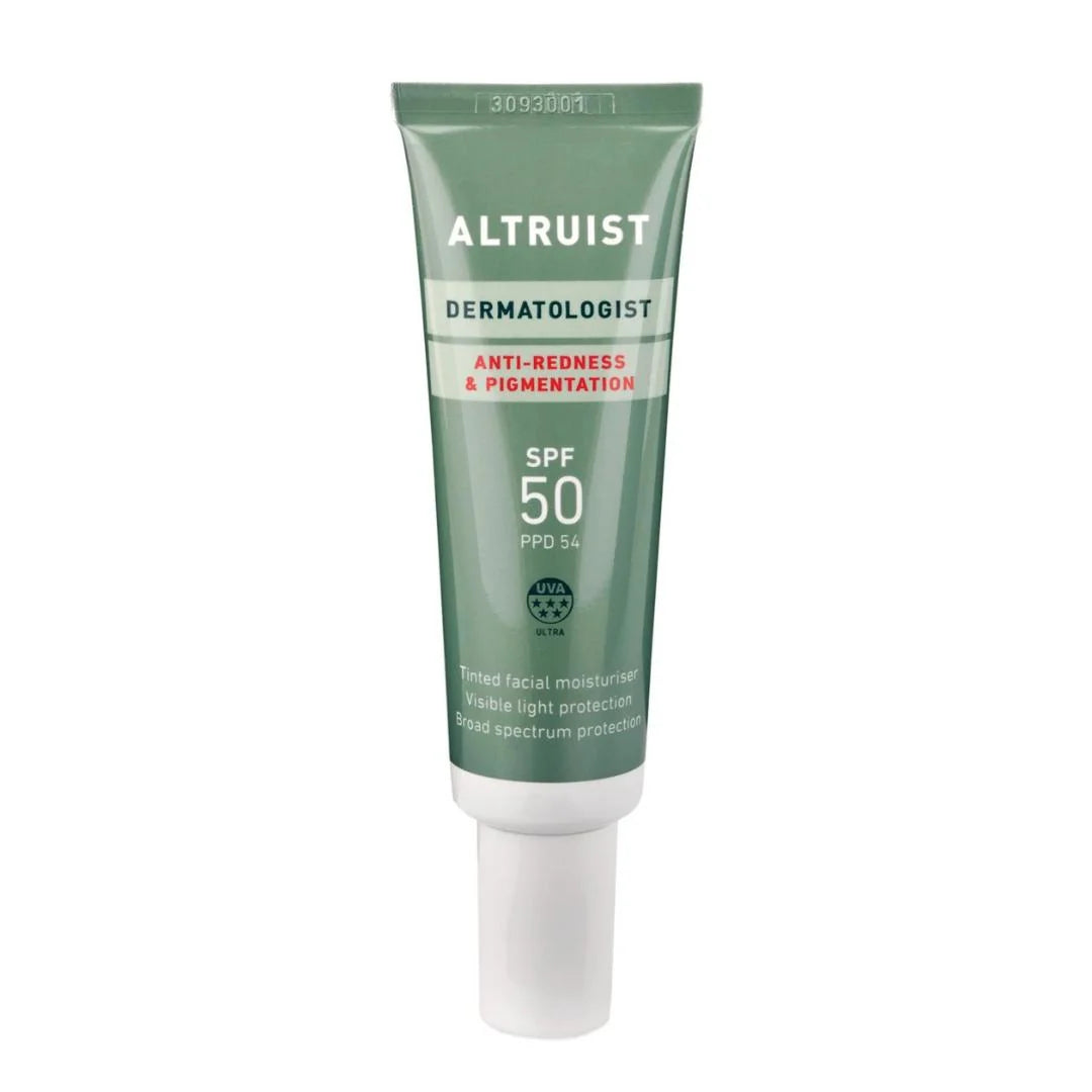 Altruist Dermatologist Anti-Redness and Pigmentation SPF 50 30ml – front-of-pack product tube shot on white background