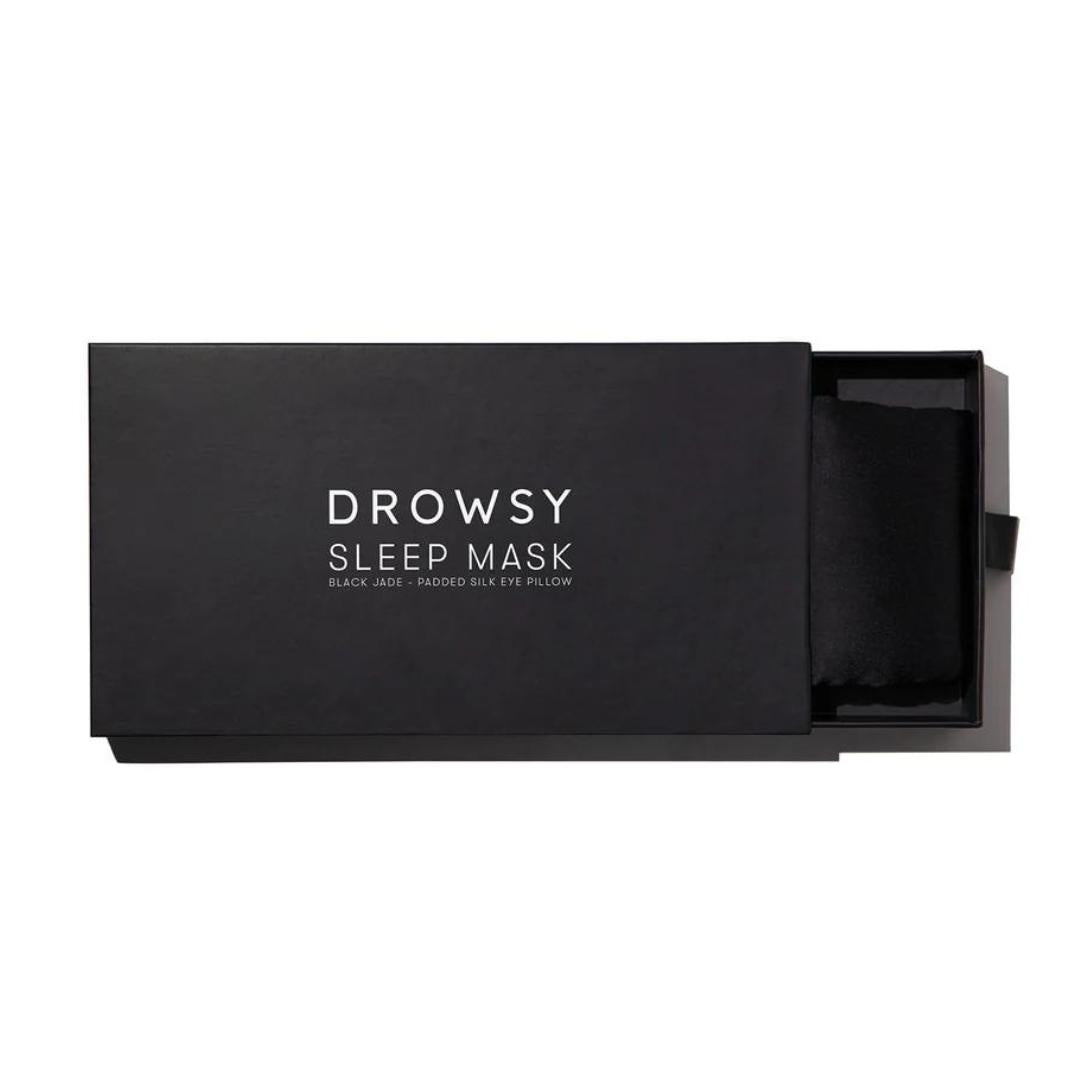 Drowsy Silk Sleep Mask - Black Jade
