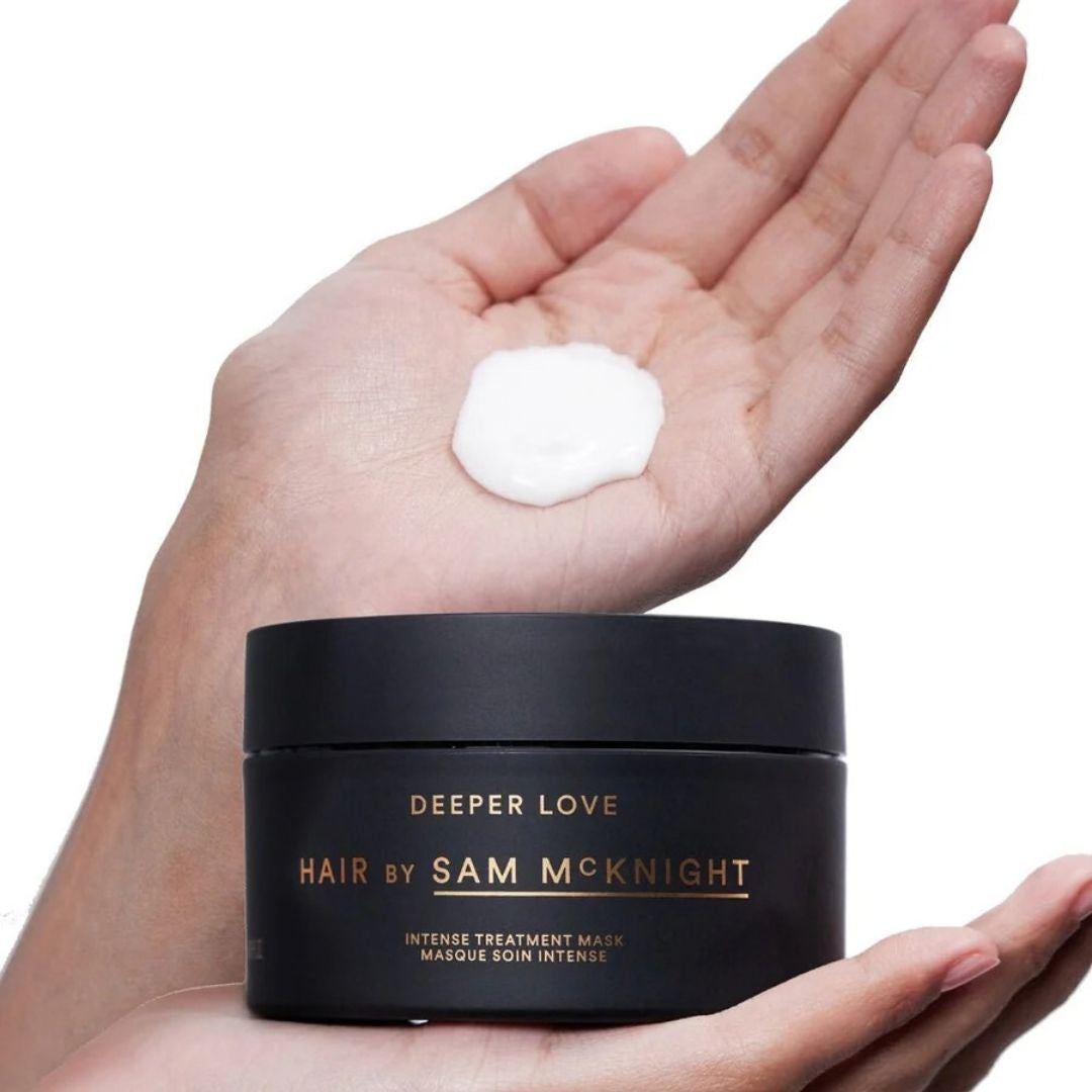 Rich cream texture of Hair by Sam McKnight Deeper Love Intense Treatment Mask