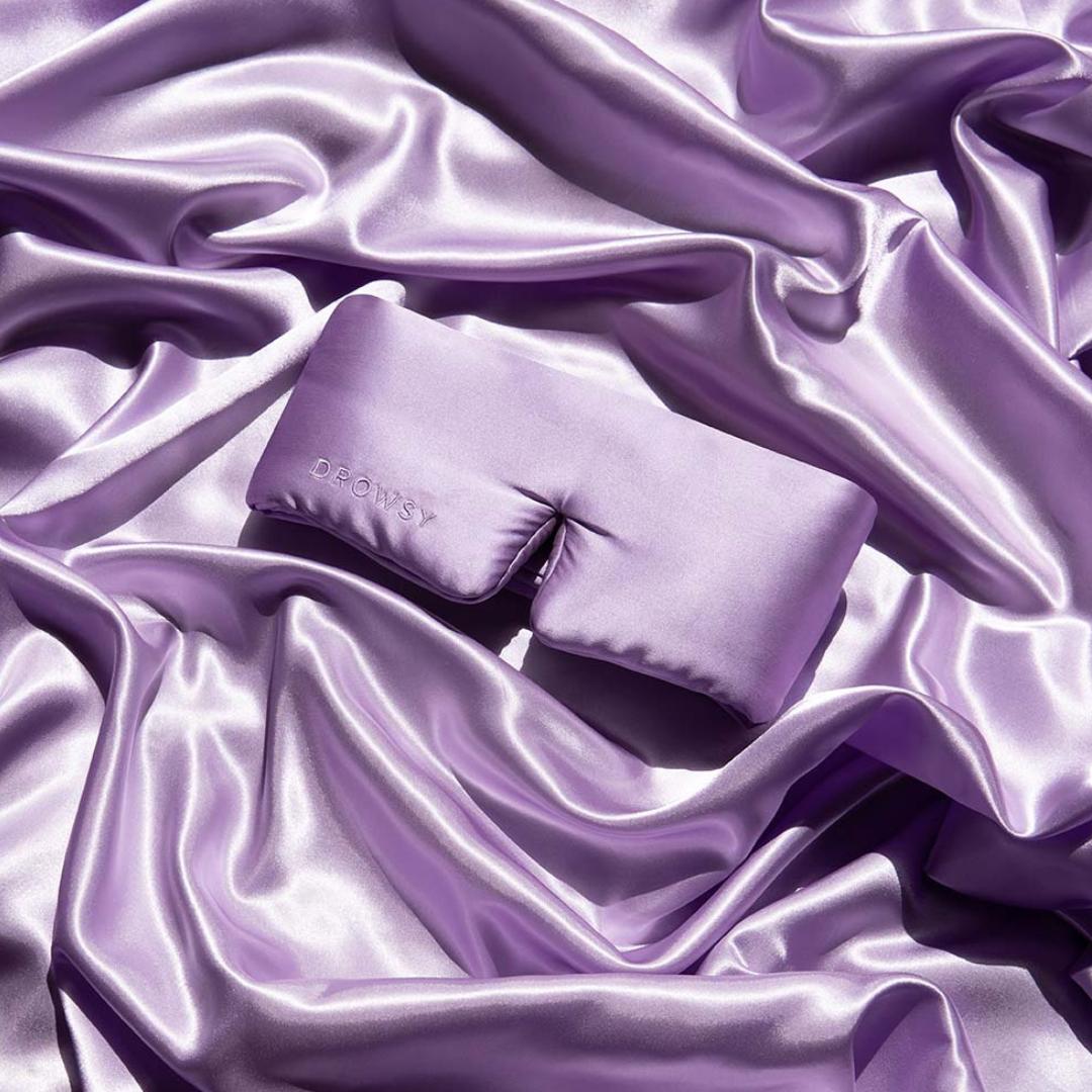 Drowsy Silk Sleep Mask - Lavender Haze