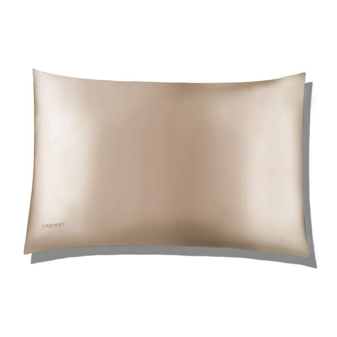Drowsy Silk Pillow Case Dusty Gold