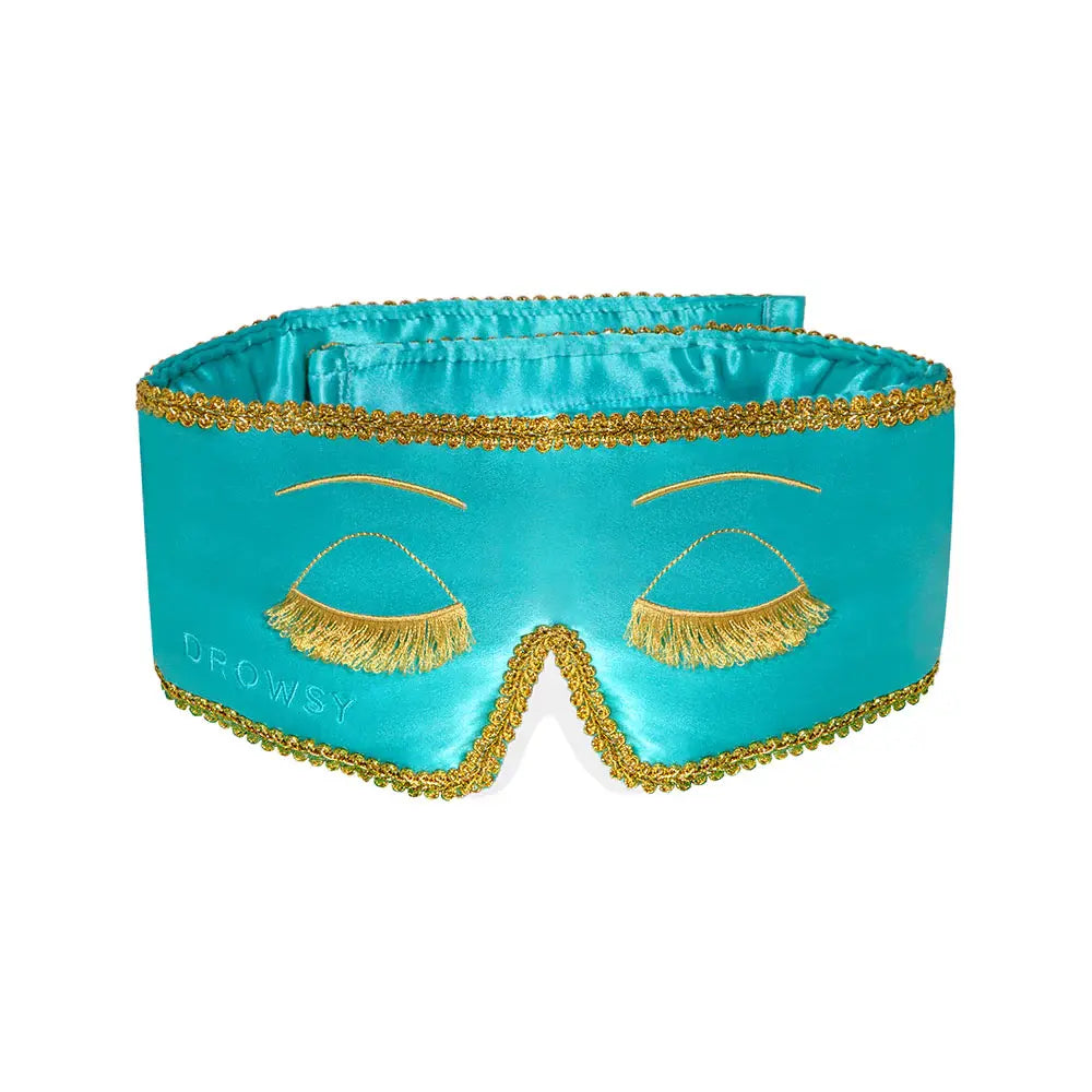 Drowsy silk sleep mask in Breakfast colour