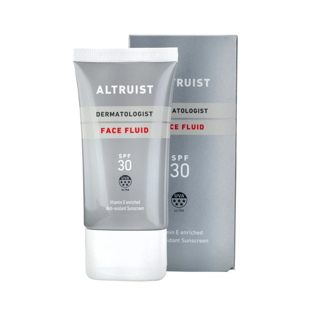 Altruist Dermatologist Face Fluid SPF 30 50ml – product and box packaging shot on white background