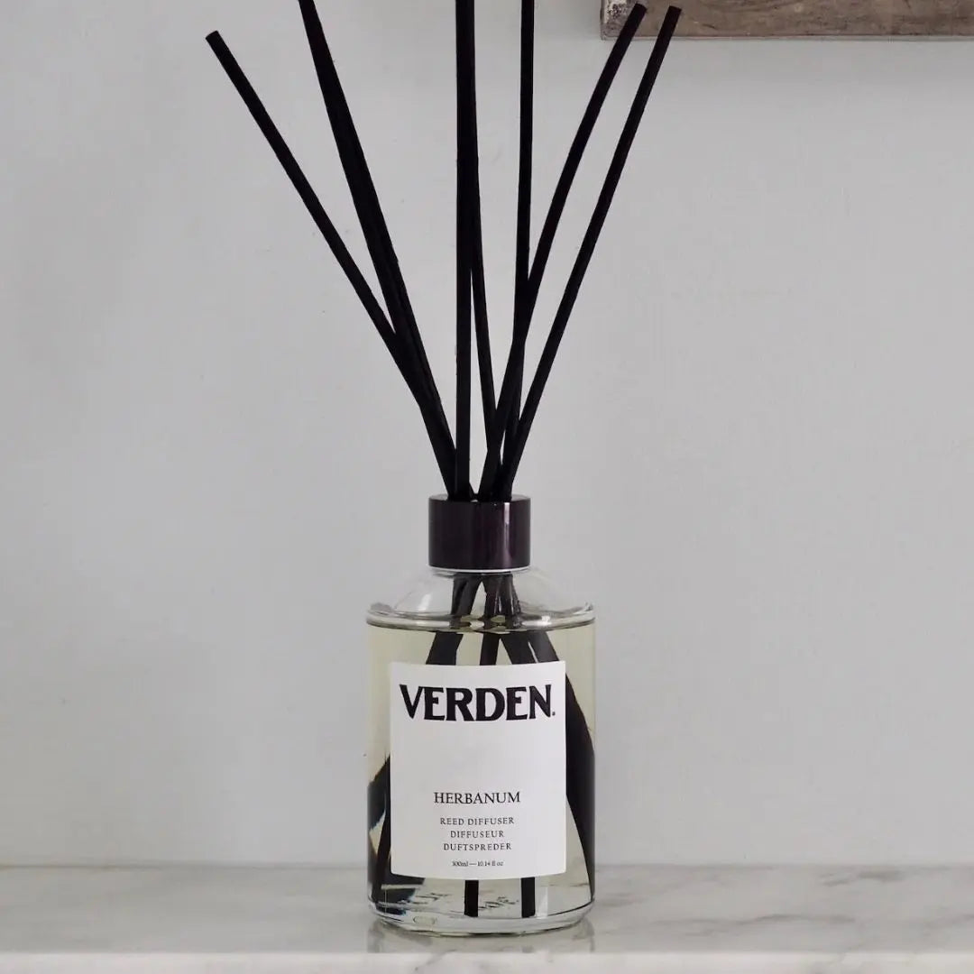 Verden Herbanum Fresh and Purifying Reed Diffuser, Natural Fragrance