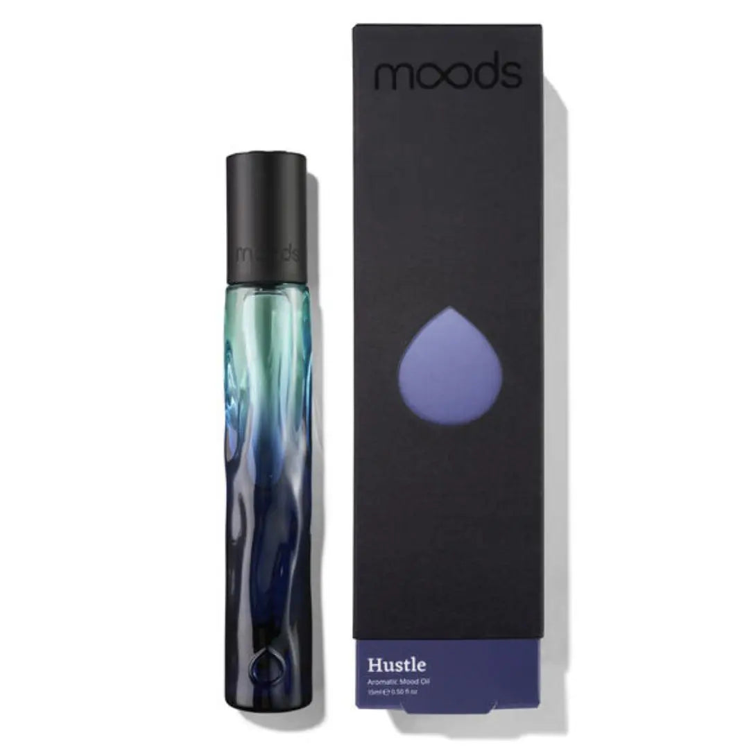 Moods Hustle Moodroller, Attention & Focus, 15ml
