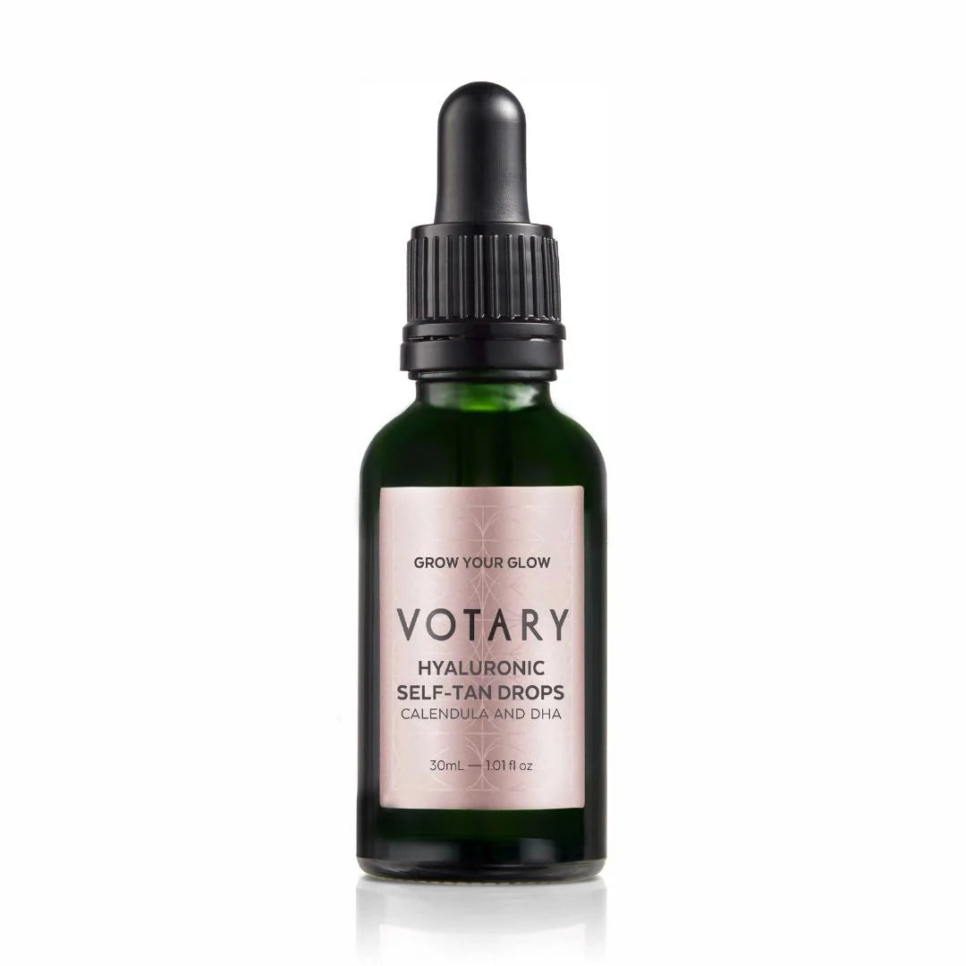 Votary Hyaluronic Self Tan Drops - Calendula and DHA, 30ml