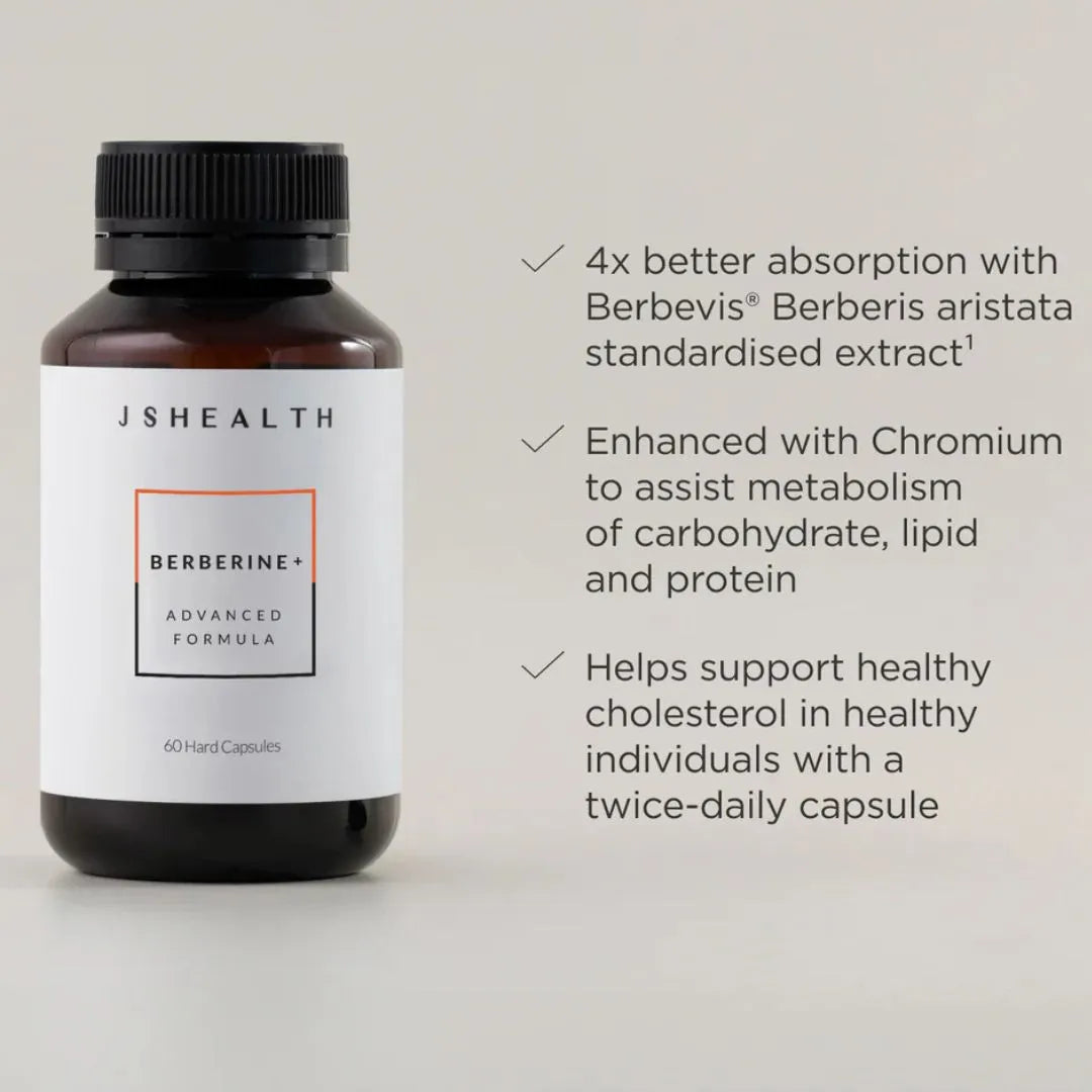 JSHealth Berberine + Formula, 60 Tablets