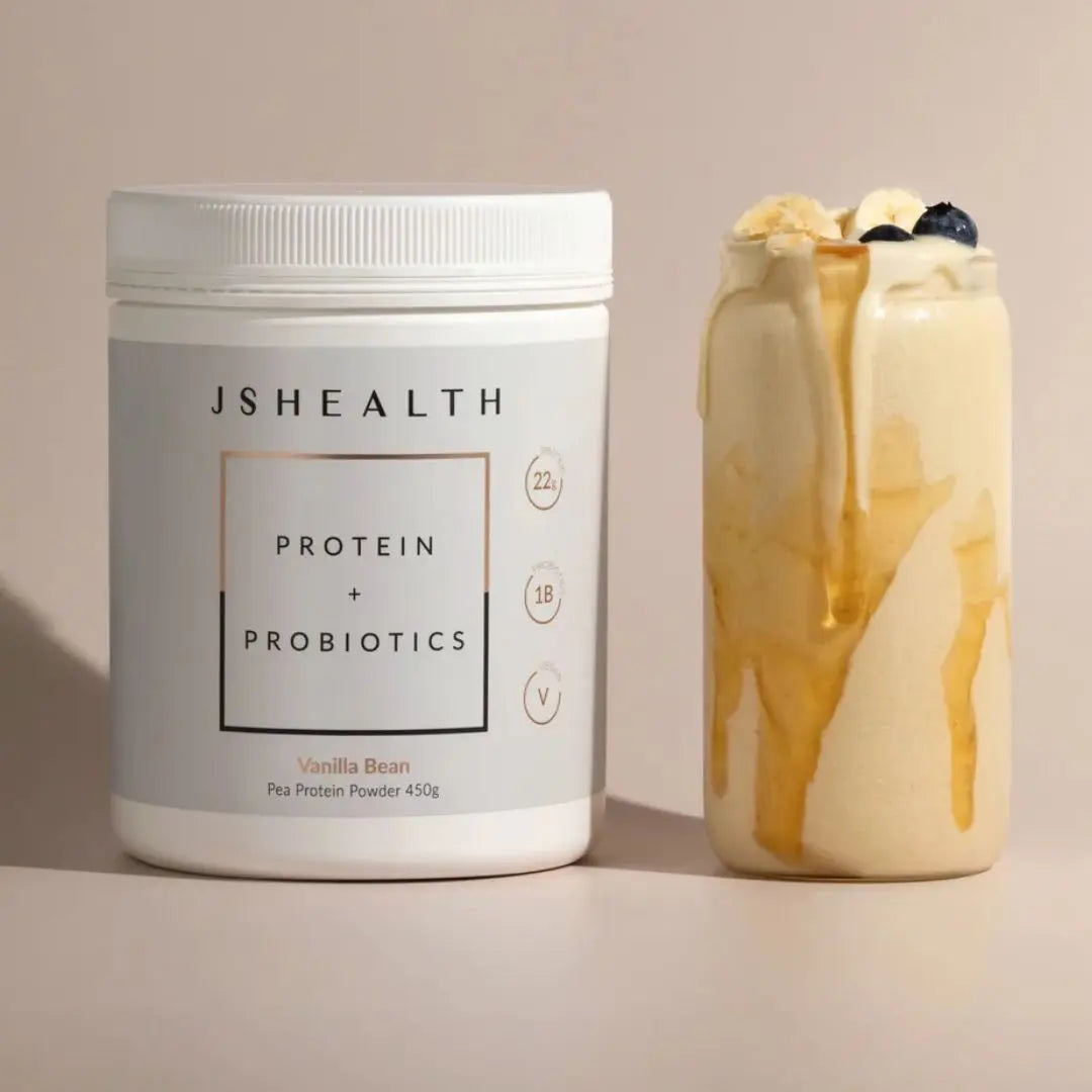 JSHealth Protein + Probiotics - Vanilla Bean, 450g