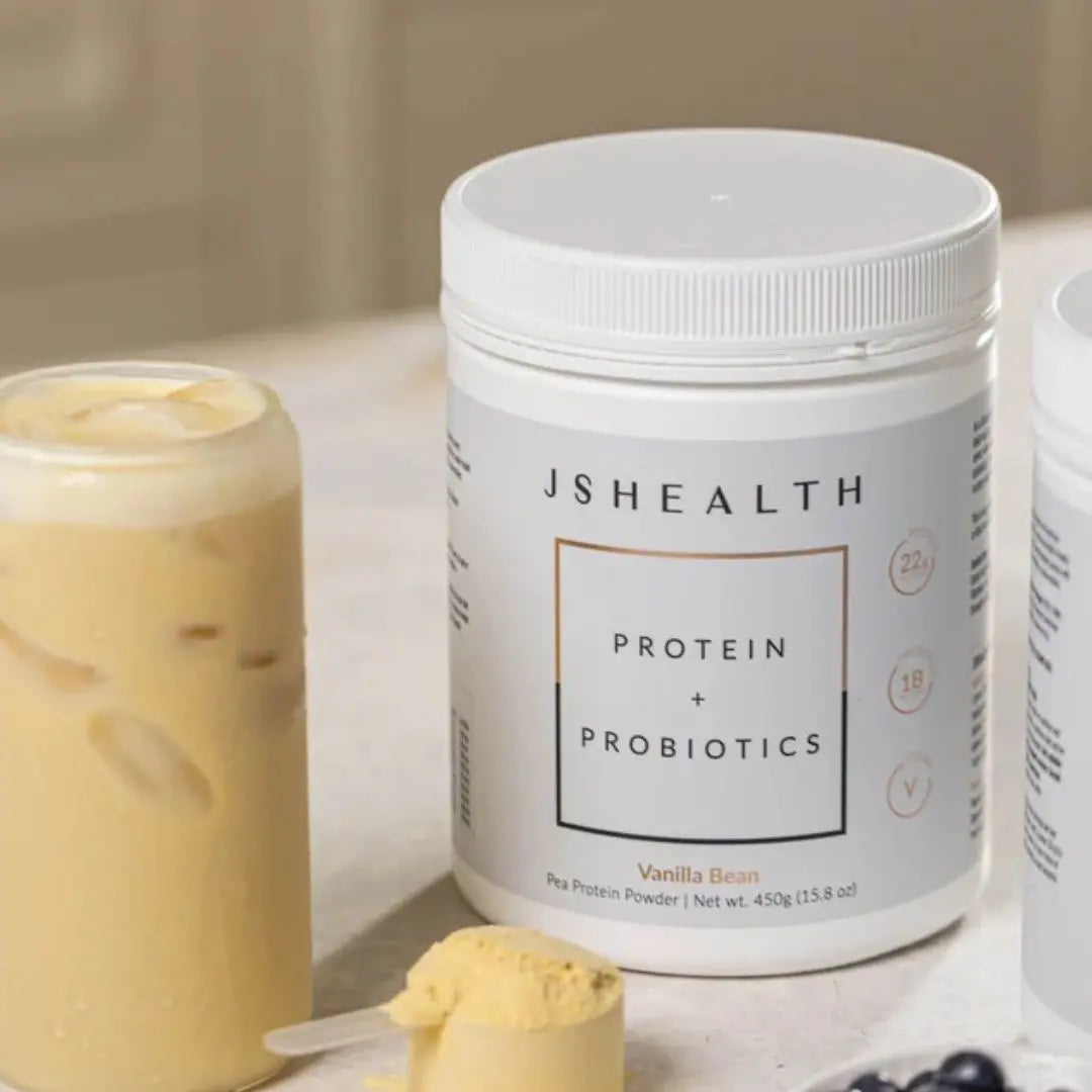 JSHealth Protein + Probiotics - Vanilla Bean, 450g