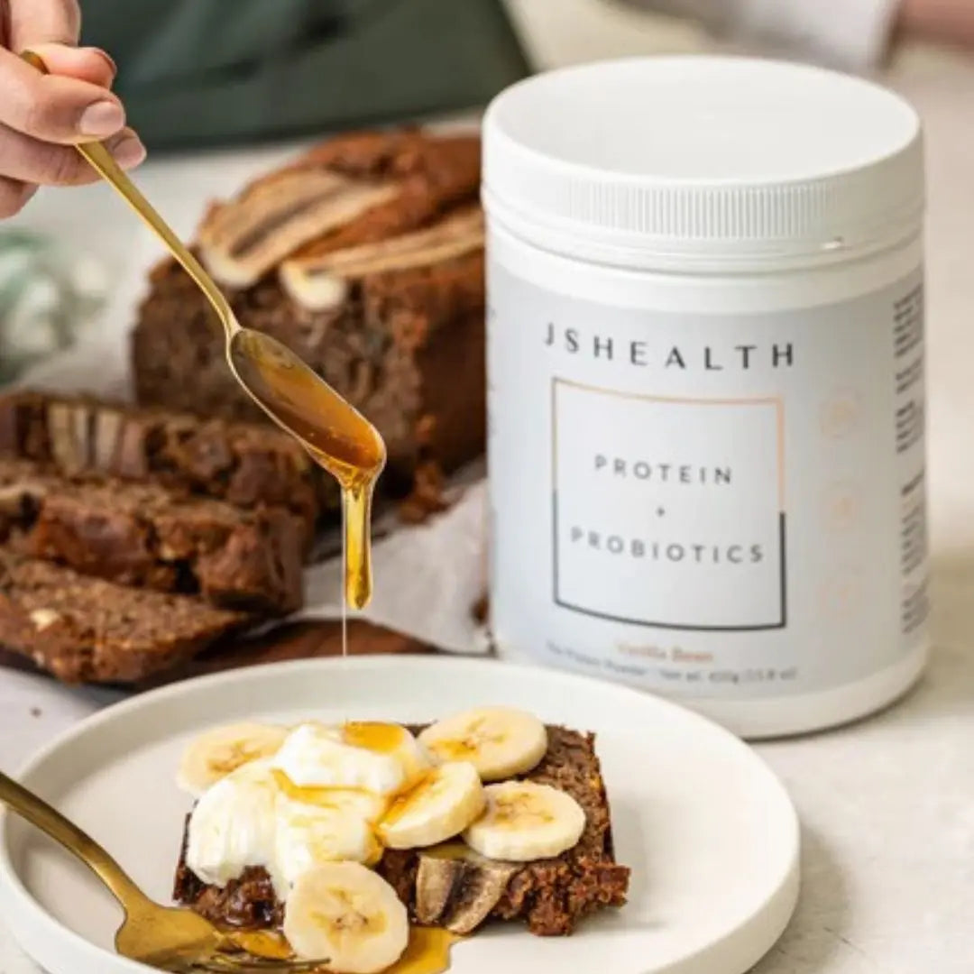 JSHealth Protein + Probiotics - Vanilla Bean, 450g