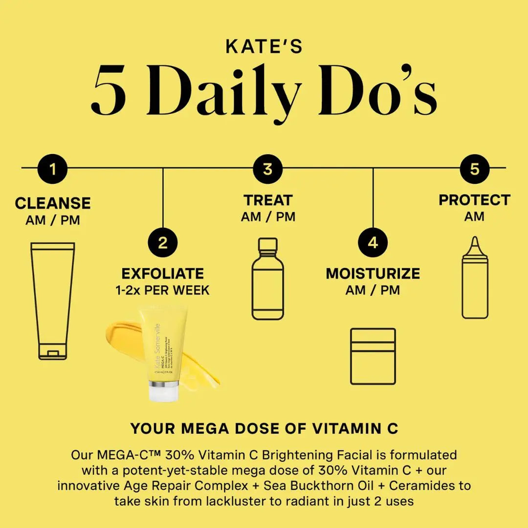 Kate Somerville Mega C 30 Vitamin C Brightening Facial Mask, 60ml