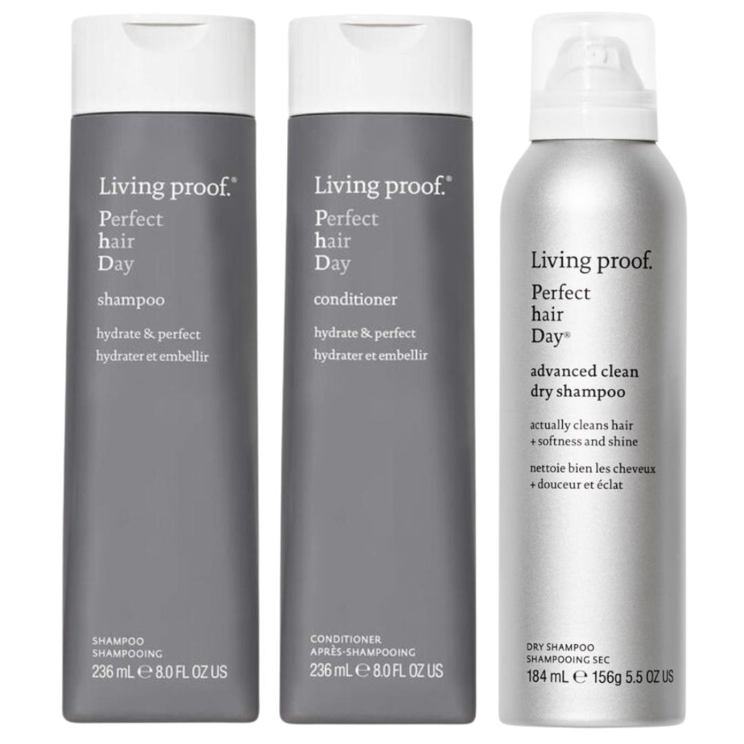 Living Proof PhD Extend Kit - Shampoo + Conditioner + Advanced Clean Dry Shampoo