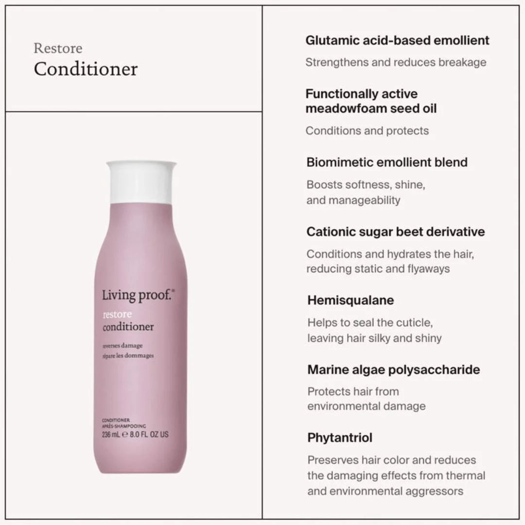 Living Proof Restore Rebuild Kit - Shampoo + Conditioner + Repair Mask