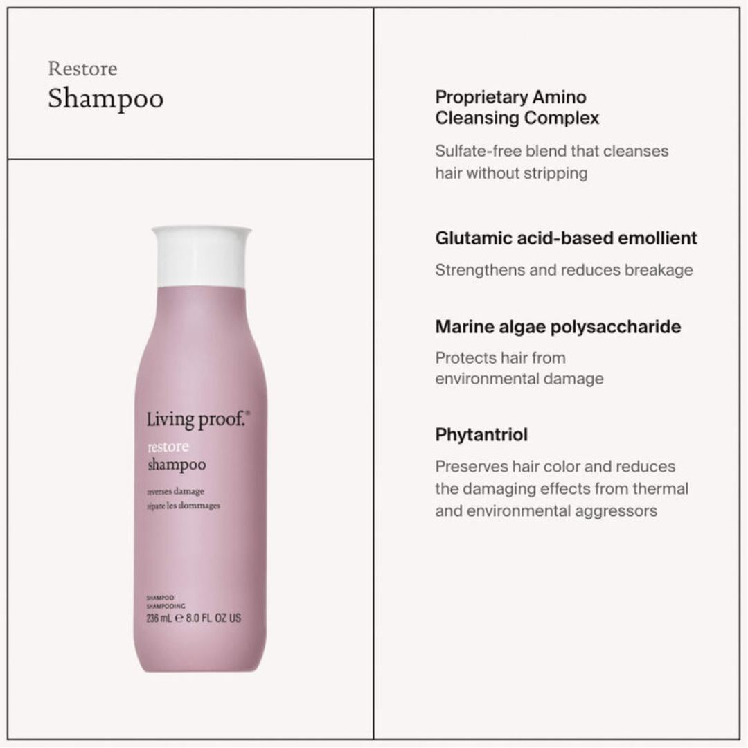 Living Proof Restore Rebuild Kit - Shampoo + Conditioner + Repair Mask