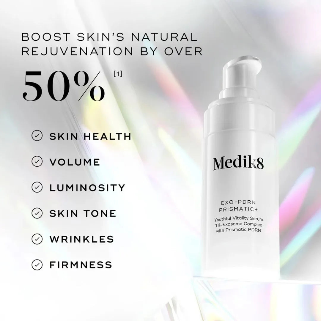 Medik8 Exo-PDRN Prismatic+ Youthful Vitality Serum with Prismatic PDRN & Triple Exosome Complex - 30ml