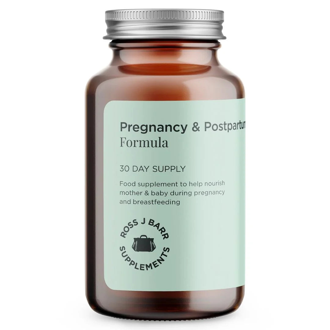 Ross J. Barr Pregnancy Formula 60 tablets – front-of-pack product bottle shot on white background