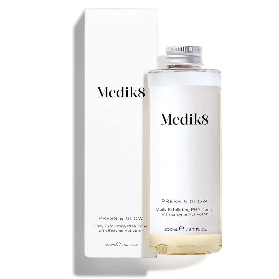 Medik8 Press and Glow Refill- Exfoliating PHA Tonic, 200ml