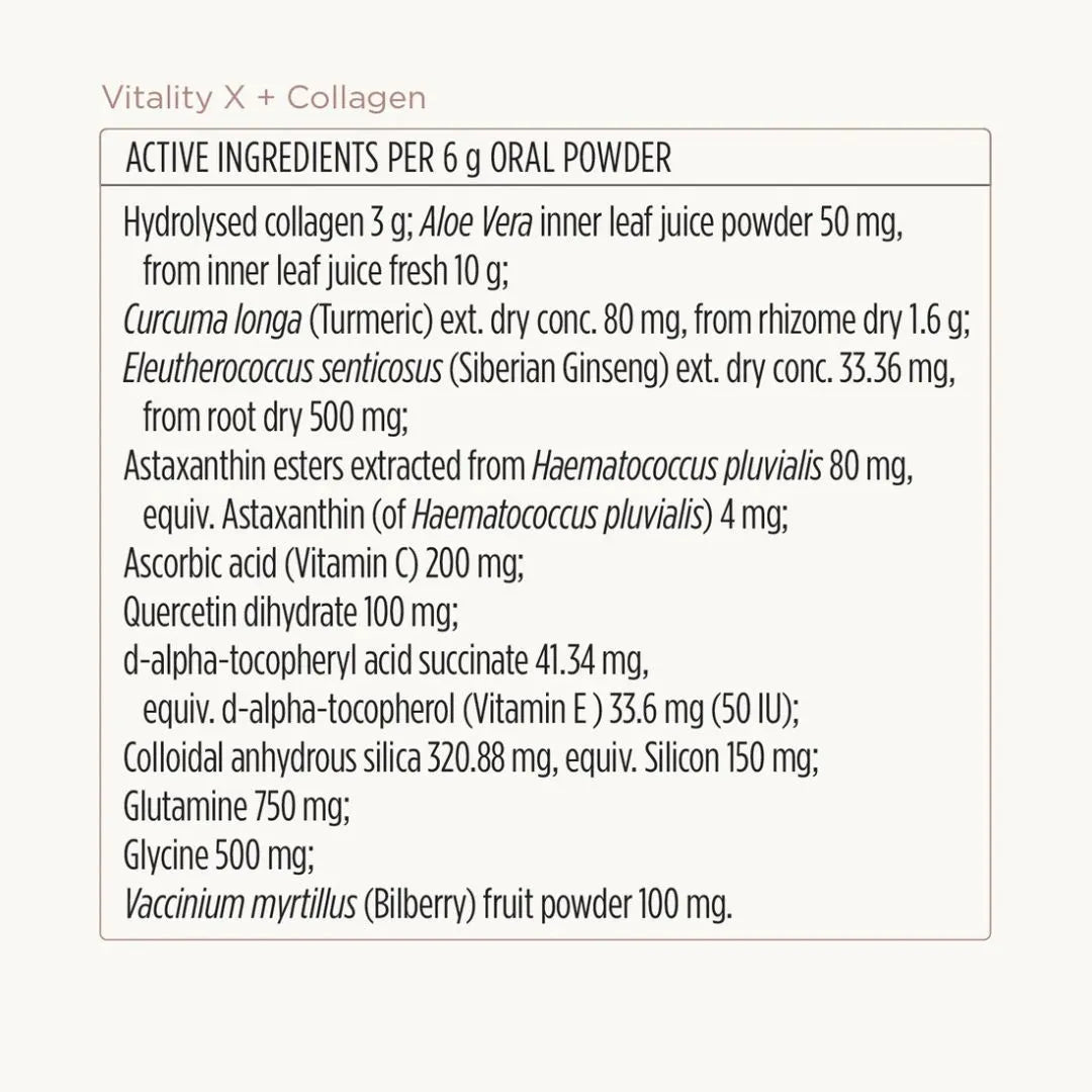 JSHealth Vitality X + Marine Collagen Powder - 180g