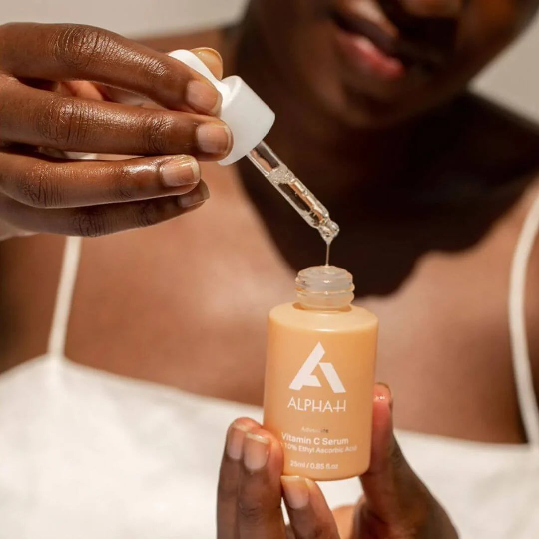 Alpha-H Vitamin C Brightening Serum 10% 15ml – verified customer reviews panel on light background