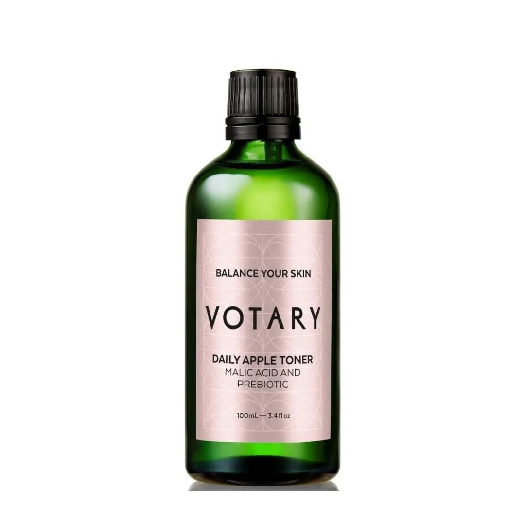 Votary Daily Apple Toner, AHAs - Malic Acid and Prebiotic Toner, 100ml