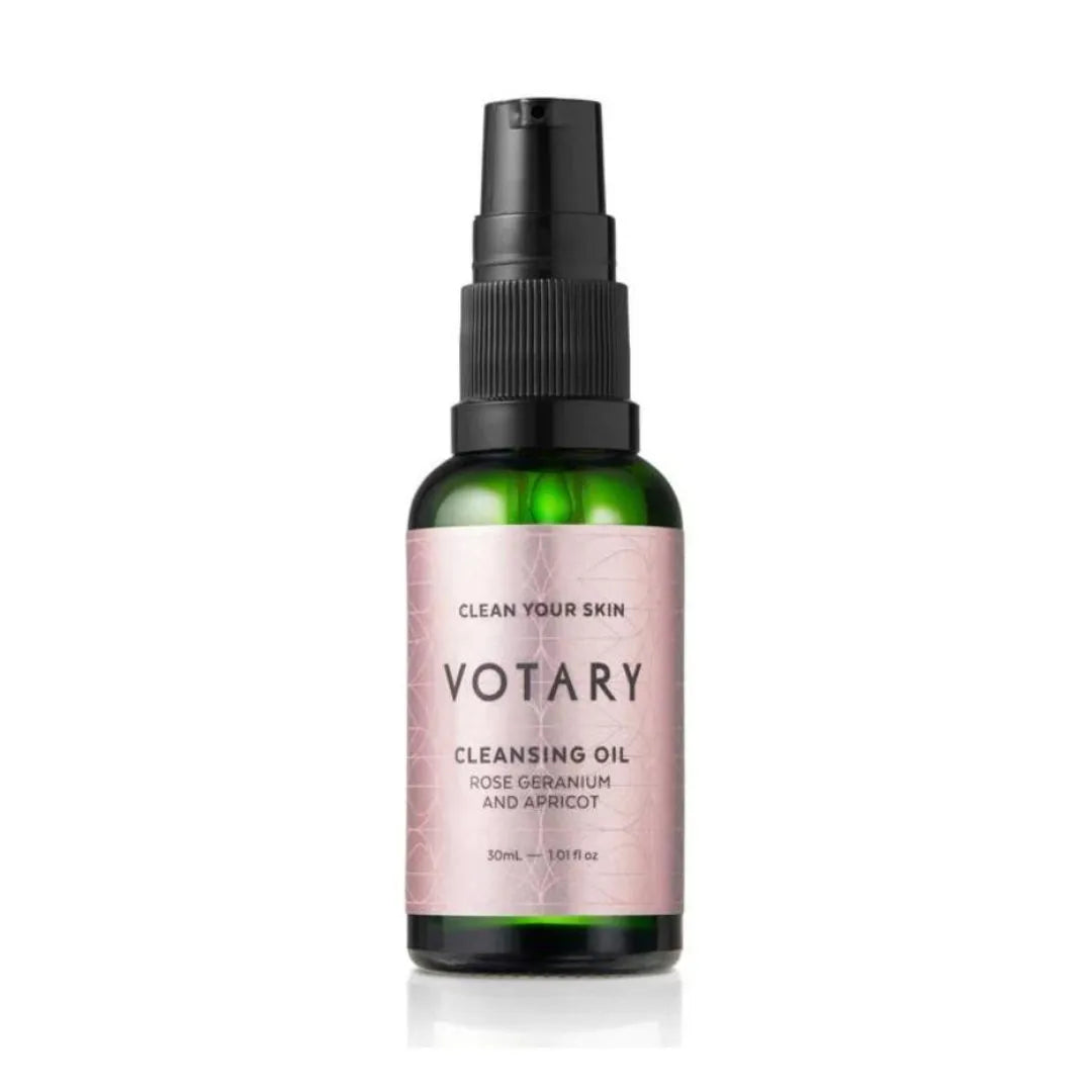 Votary Cleansing Oil - Rose Geranium & Apricot, 30ml (100% off)