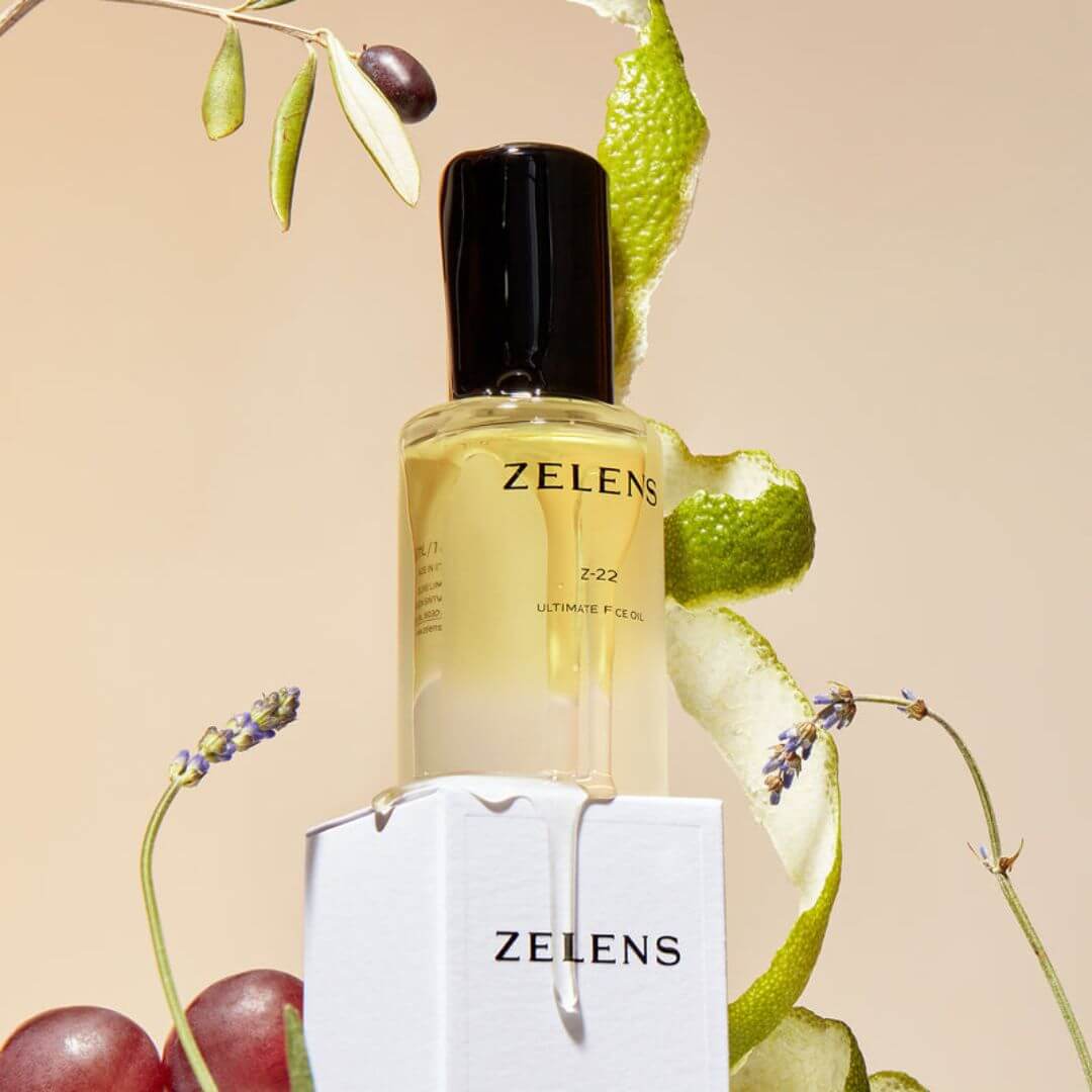 A bottle of ZELENS 2-22 Ultimate P.F.