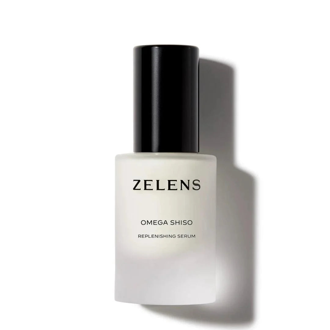 Zelens Omega Shiso Replenishing Serum 30ml – front-of-pack product shot on white background