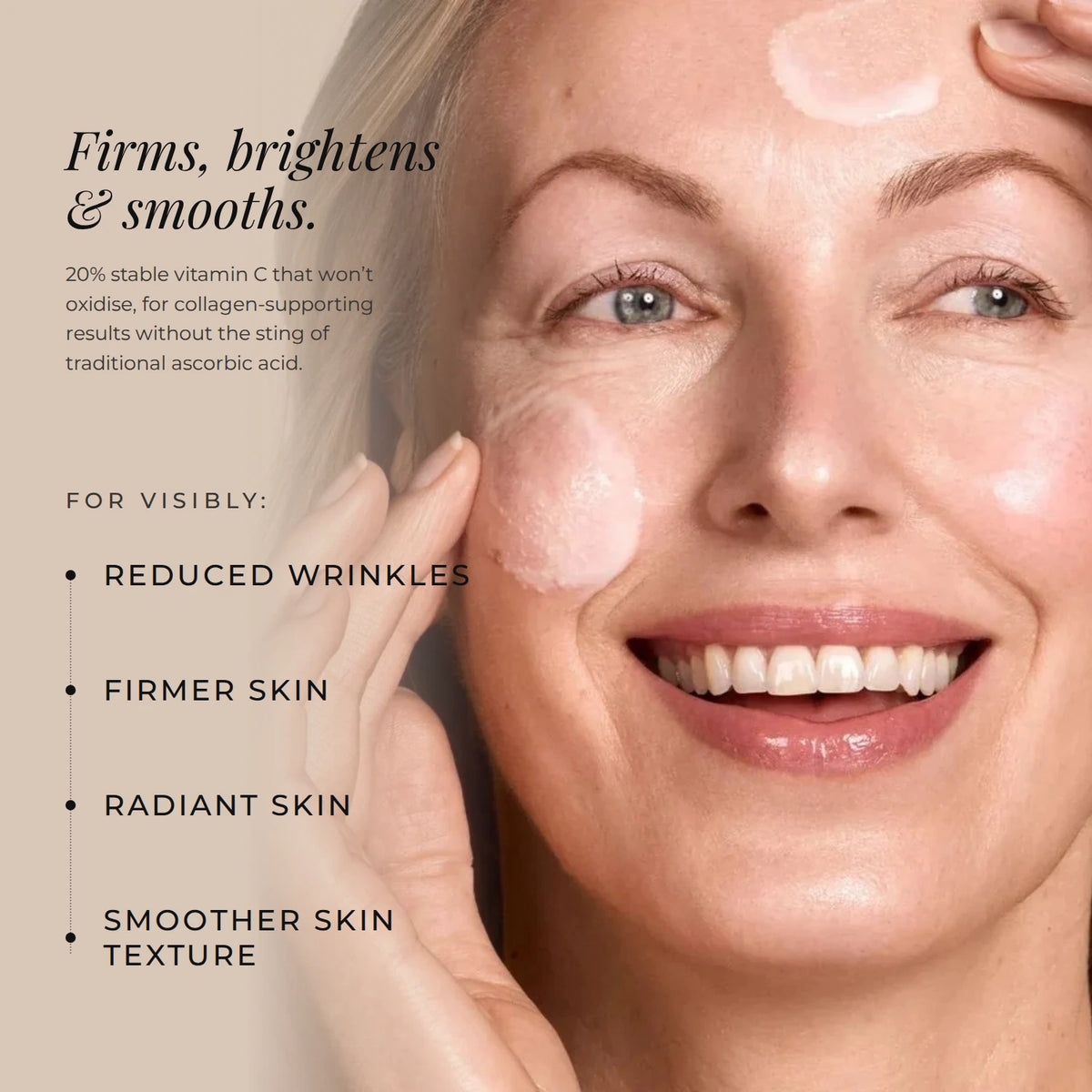 Zelens Power C 20% vitamin C concentrate: firms, brightens and smooths, for visibly reduced wrinkles, firmer, radiant skin and smoother skin texture