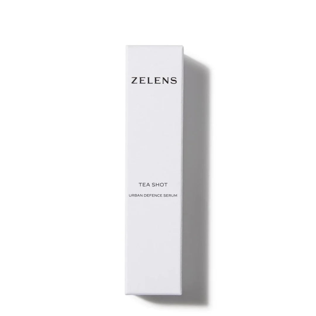 Zelens Tea Shot Urban Defence Serum 10ml – verified customer reviews panel on light background