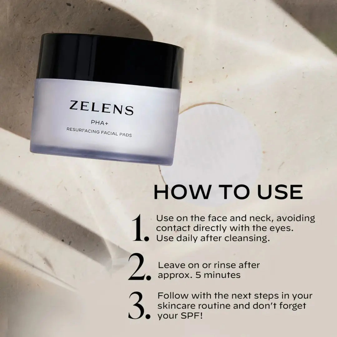 Zelens PHA+ Resurfacing Facial Pads, 50 Pads