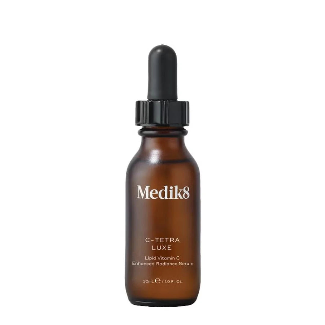 Medik8 C Tetra Luxe 14% Vitamin C Enhanced Radiance Serum 30ml – front-of-pack product shot on white background