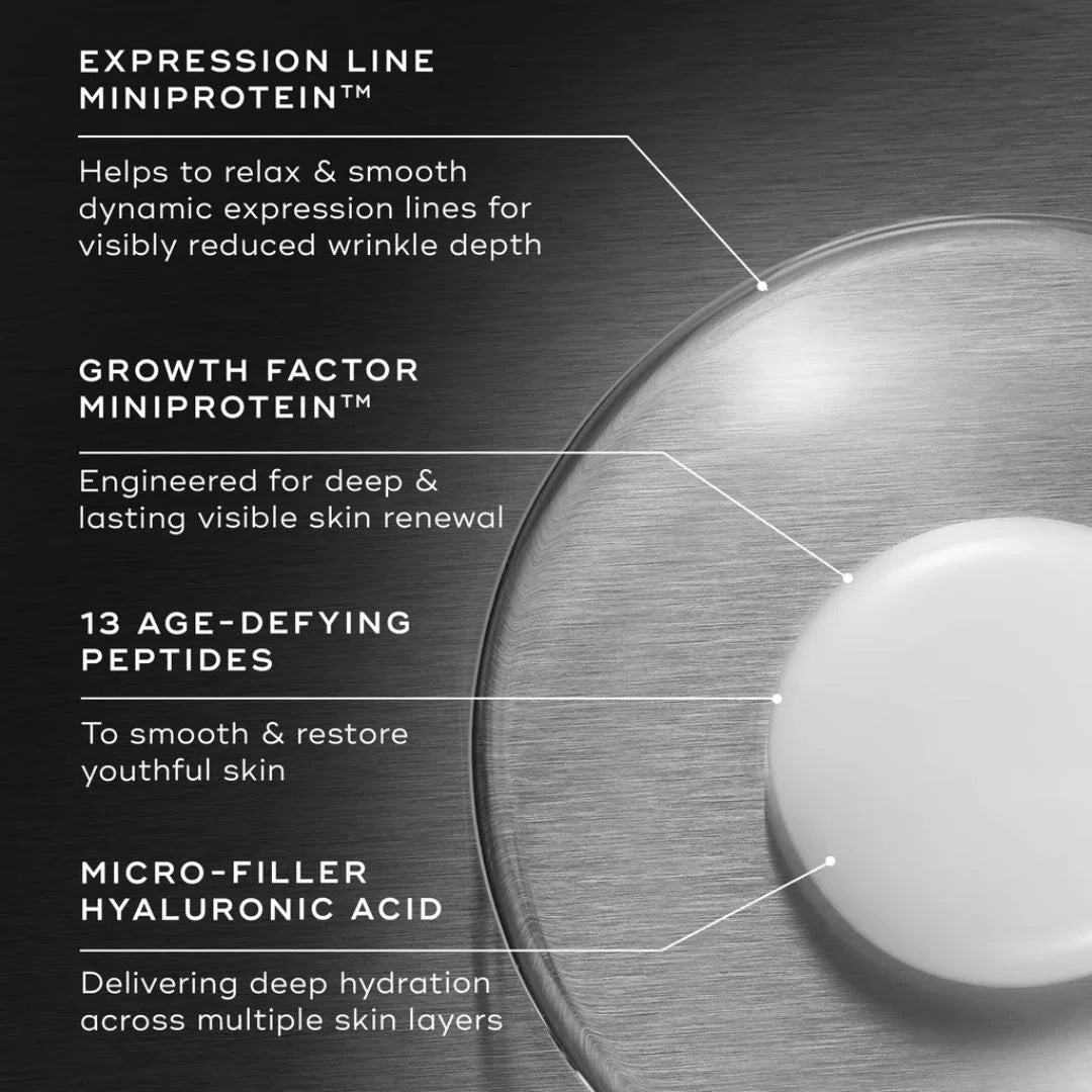 Medik8 Liquid Peptides Advanced MP 30ml – before and after: wrinkles and fine lines visibly reduced after regular use