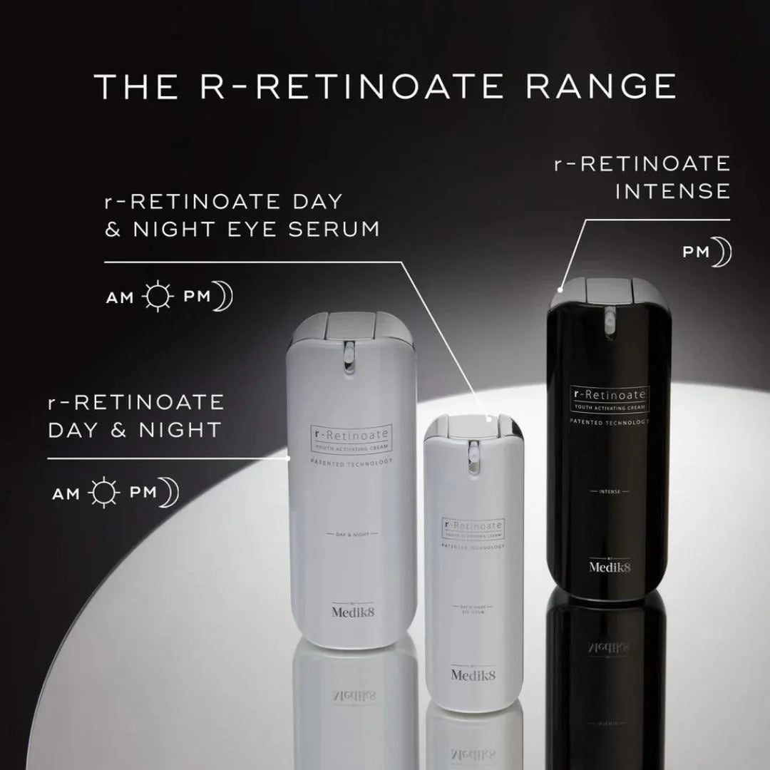 Medik8 r-Retinoate Youth Activating Cream Intense 50ml – clinically proven results infographic
