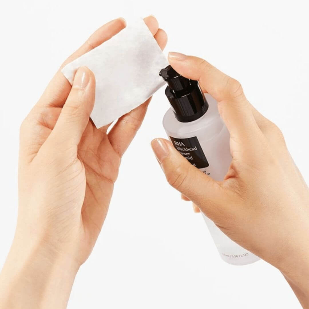 Blackhead Power Liquid Cotton use