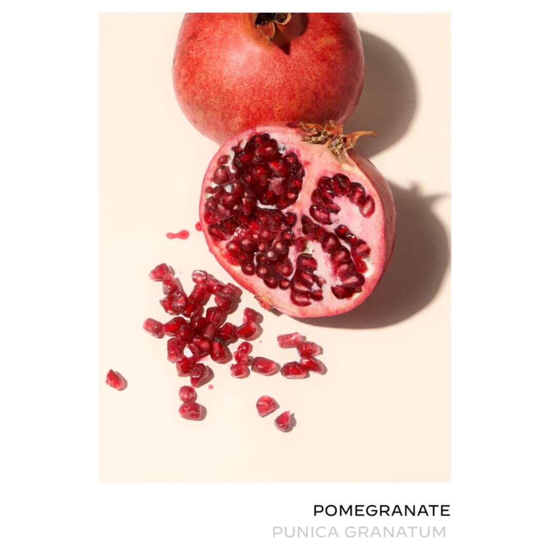 Pomegranate contained in eye cream