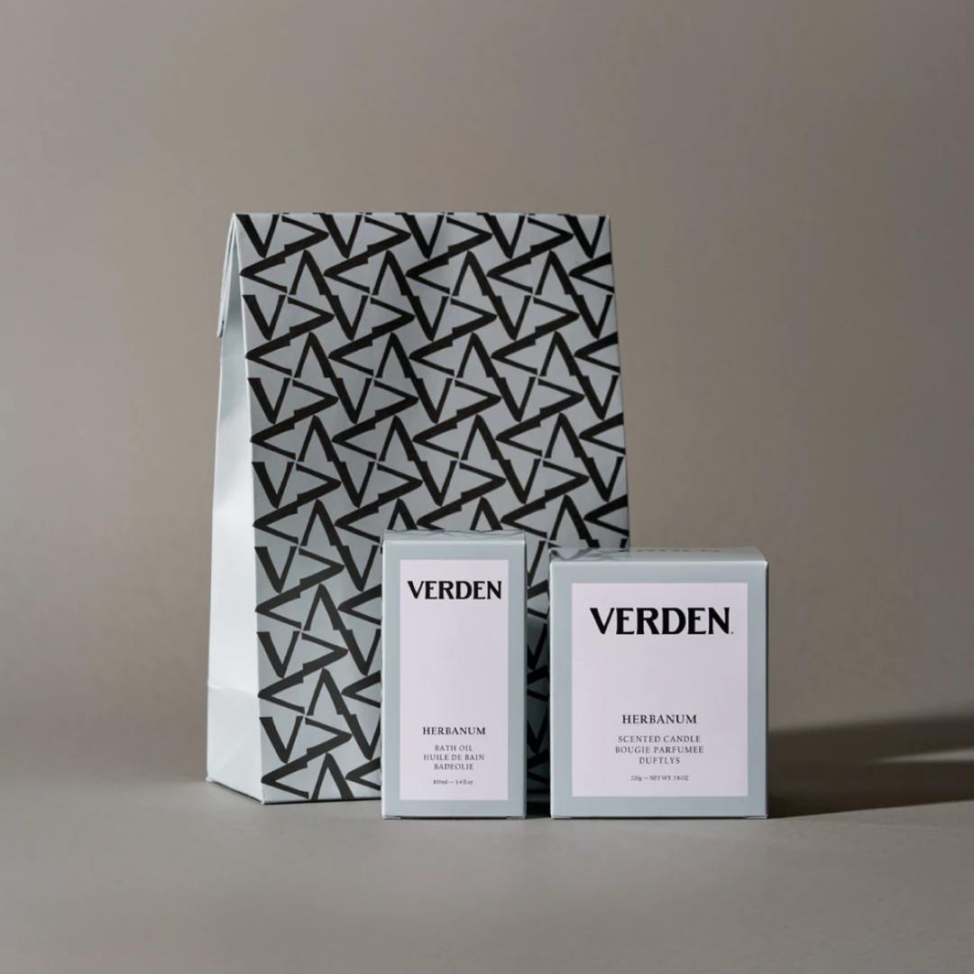 Candle and Bath Oil Set