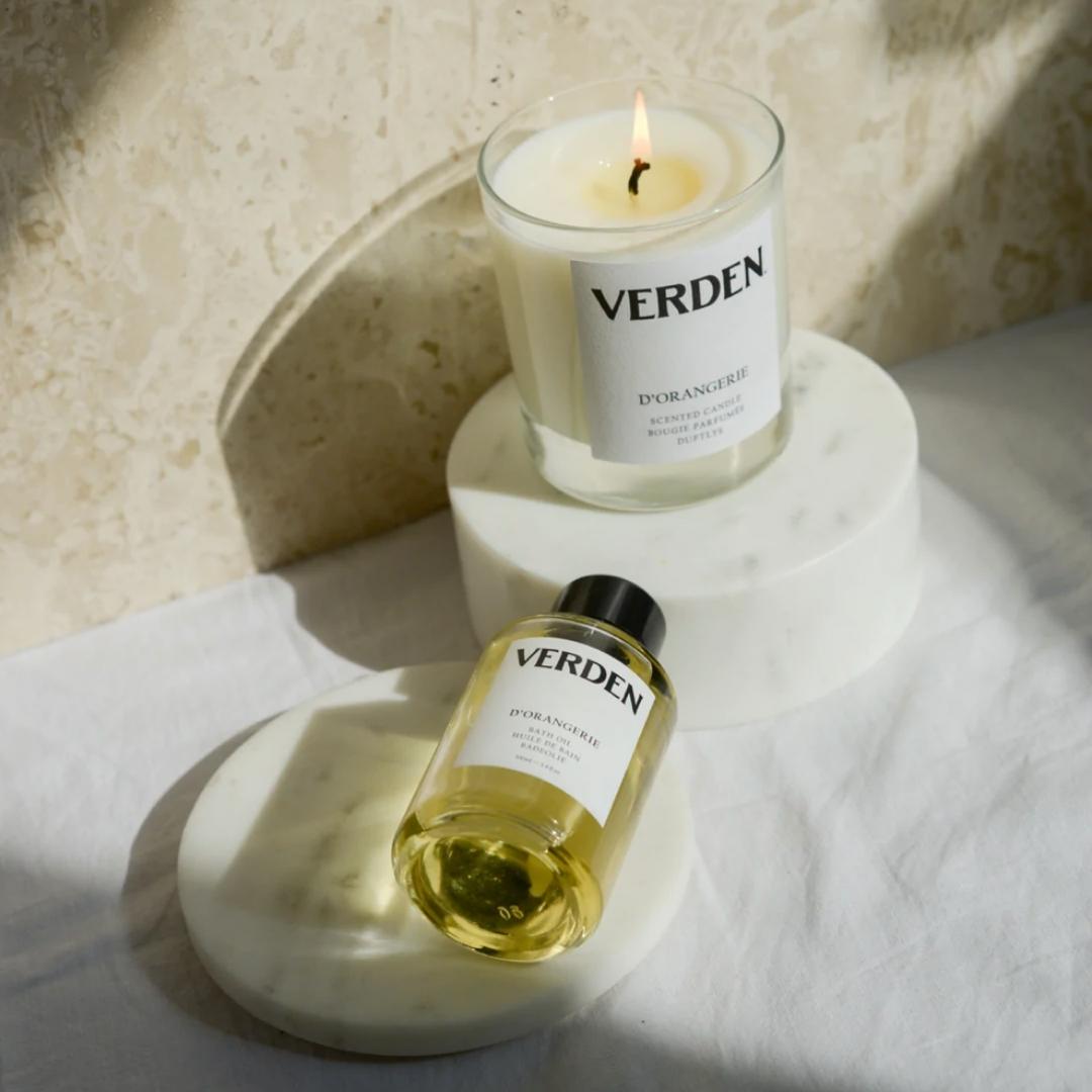 D'Orangerie Candle and Bath Oil Set