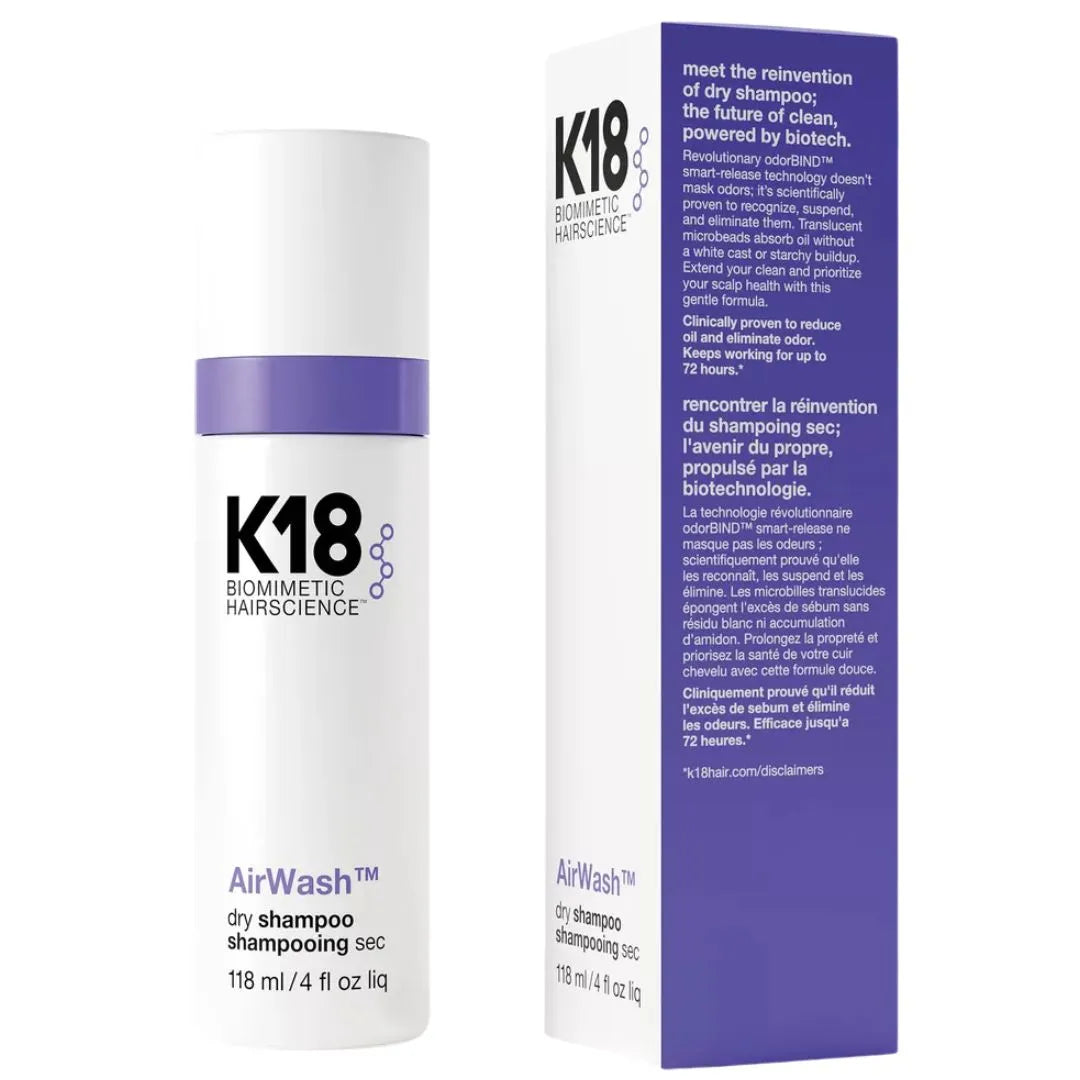 K18 AirWash Dry Shampoo bottle