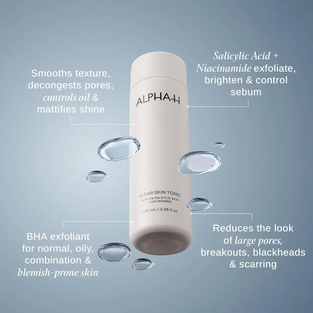 Alpha-H Clear Skin tonic with 2% Salicylic acid + Niacinamide, 100ml