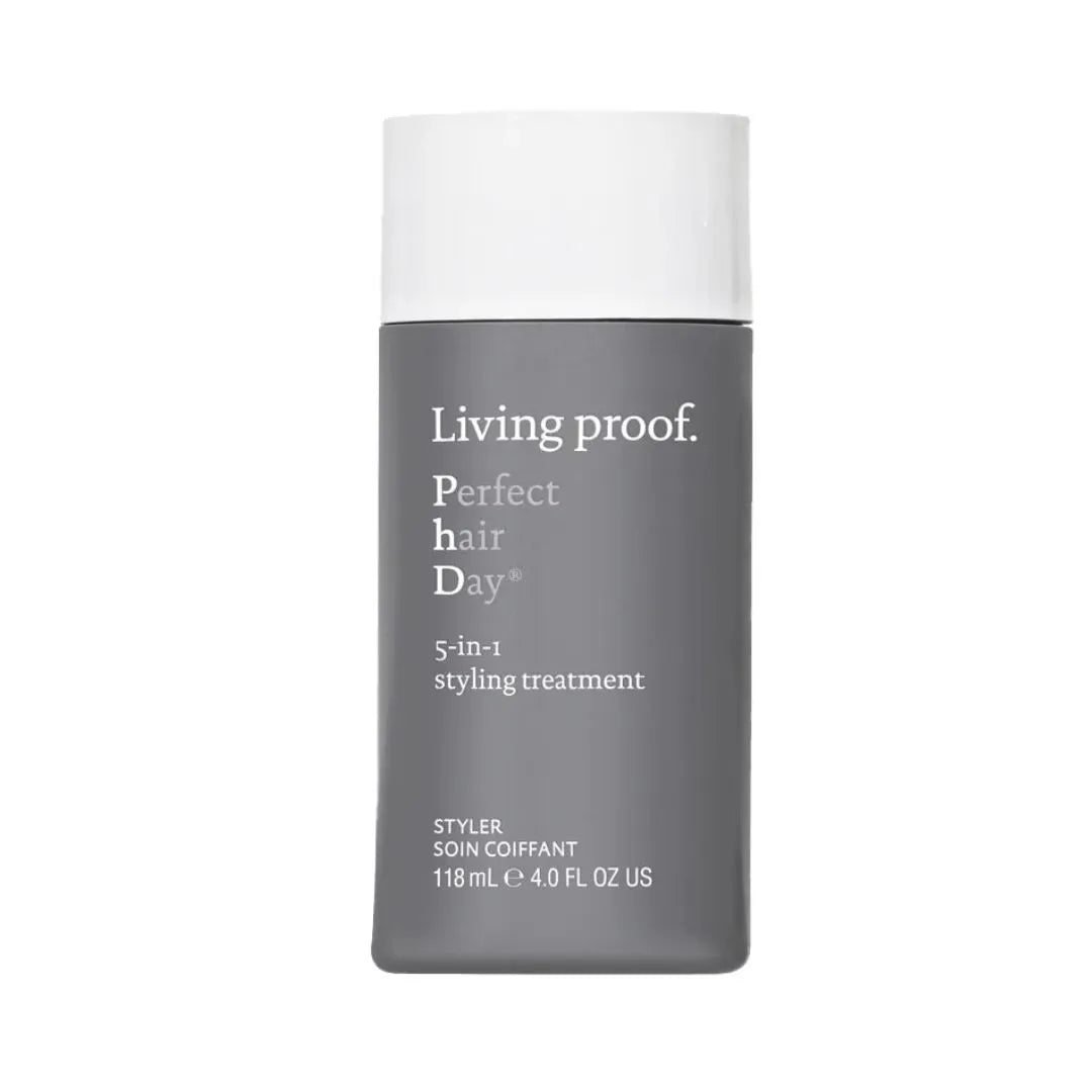 Living Proof Perfect Hair Day 5-in-1 Styling Treatment 118ml – front-of-pack product bottle on white background