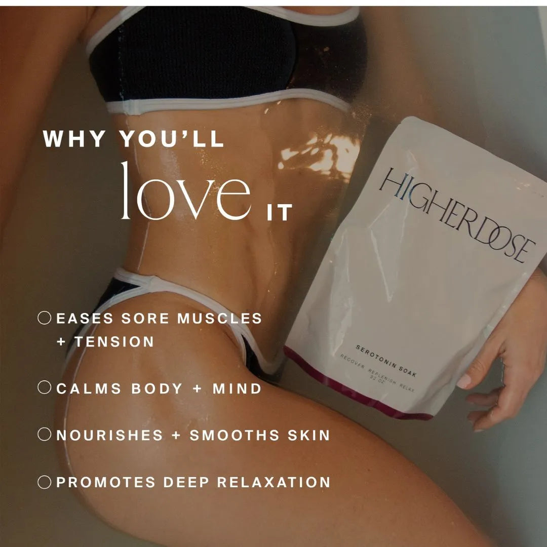 HigherDOSE Serotonin Soak Salt, 32 oz