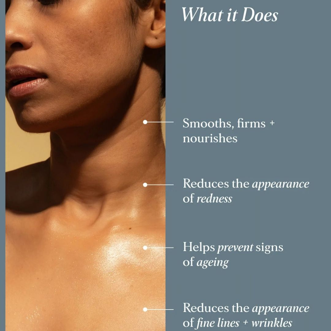 Alpha-H Firming Peptide Body Oil benefits for smoothing, firming and nourishing skin while reducing the appearance of redness, fine lines and wrinkles