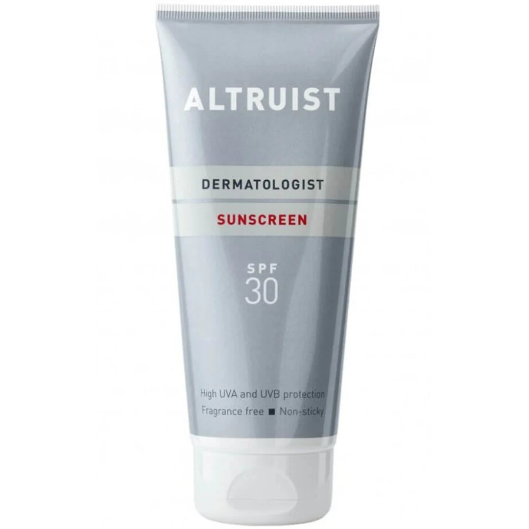 Altruist Dermatologist Sunscreen SPF 30 200ml – front-of-pack product tube shot on white background