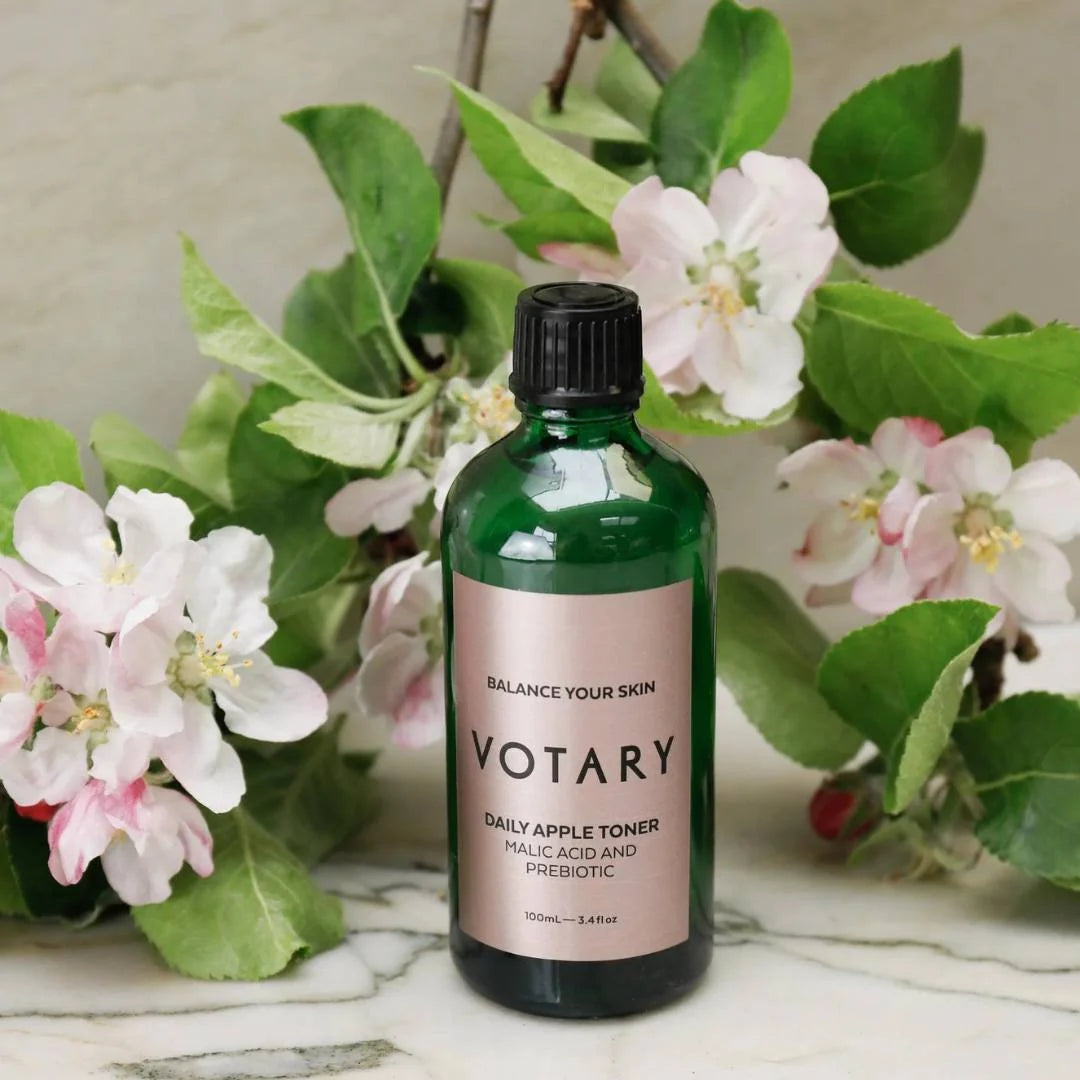 Votary Daily Apple Toner, AHAs - Malic Acid and Prebiotic Toner, 100ml