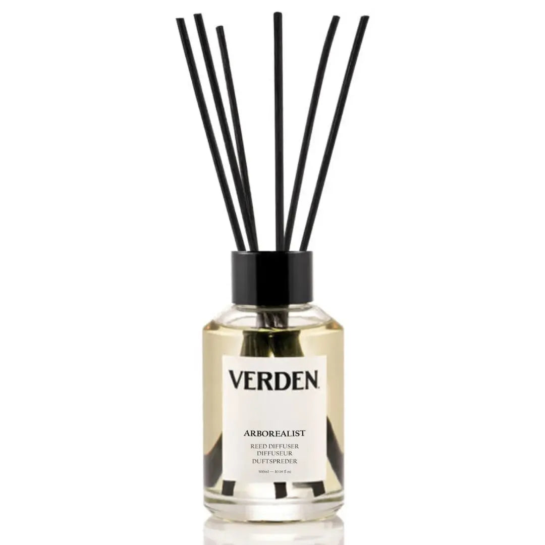 Verden Arborealist Woods and Green Reed Diffuser, Natural Fragrance